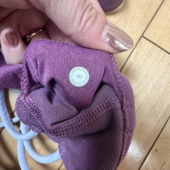 lululemon athletica free to be wild size 8 Purple Sports Bra - Picture 6 of 6